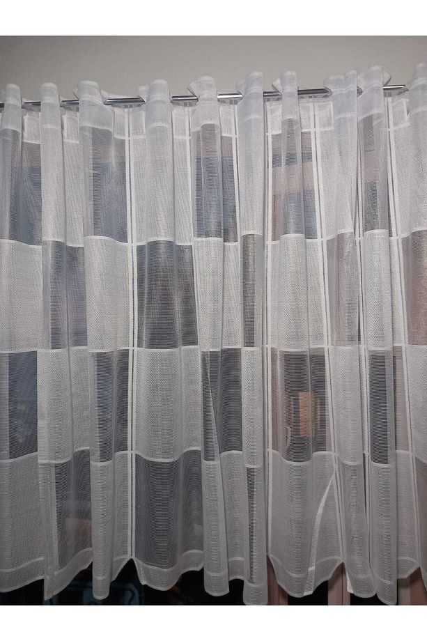 Modern Brizlik Tül Kısa Tül Briz Perde Hazır Tül 140x52Kapı Tülü Model Tül Hazır Tül Perde - 2