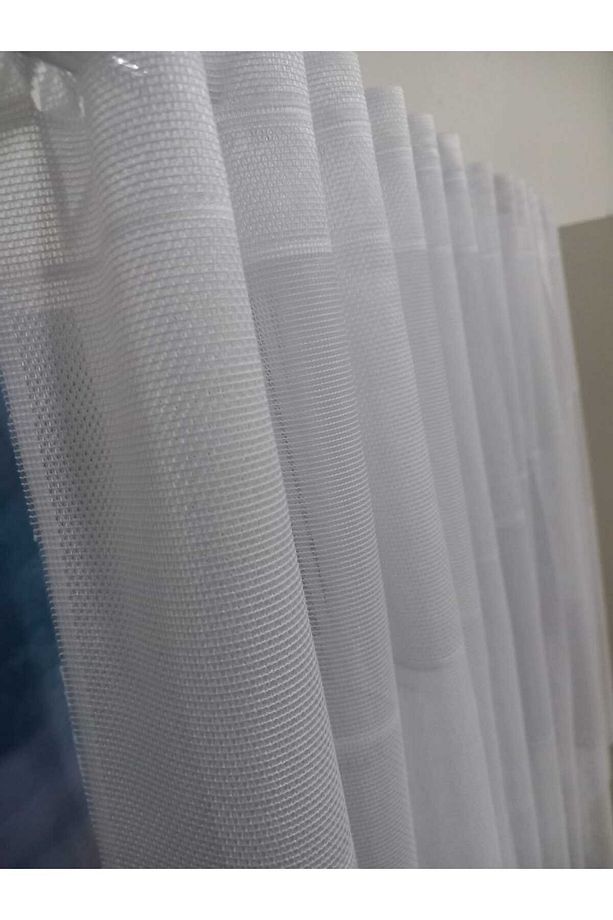Modern Brizlik Tül Kısa Tül Briz Perde Hazır Tül 140x52Kapı Tülü Model Tül Hazır Tül Perde - 6
