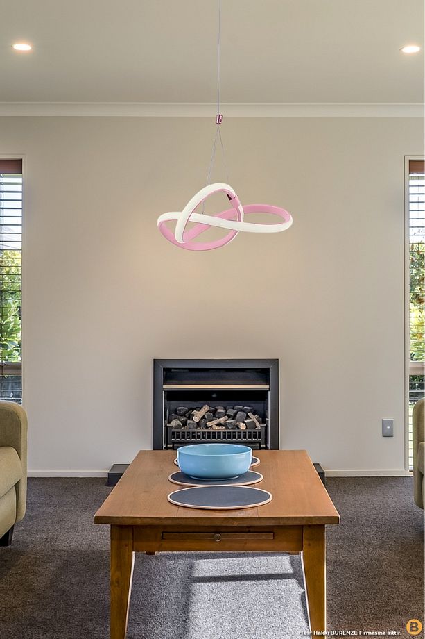 Modern Tekli Sarkıt Power Led Avize Pembe Beyaz Işık Ledli Çocuk Odası Avize - 2