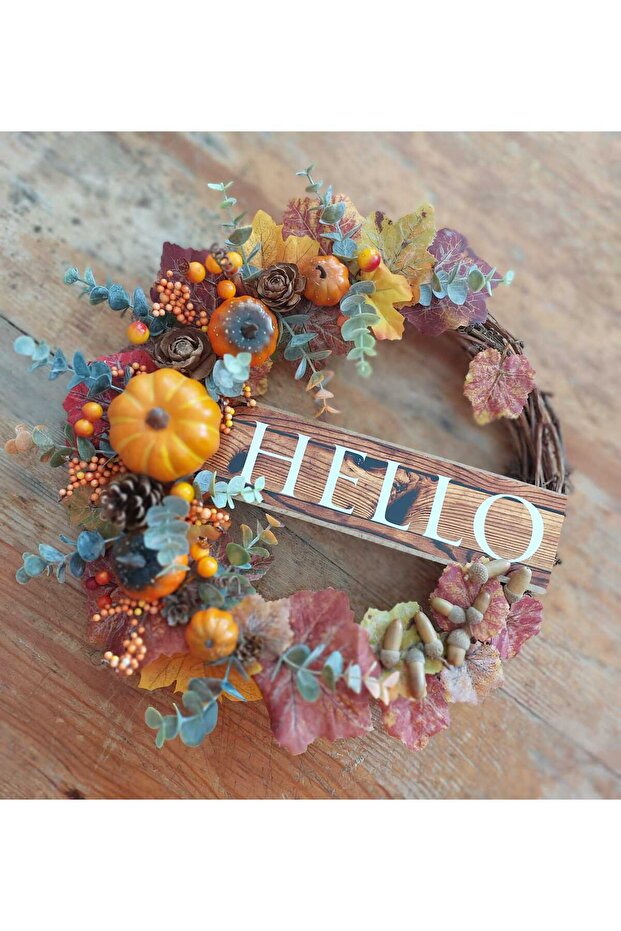 Balkabakli Model Kapi Süsü 40 Cm, Kapı Süsü, Kapı Çelenk - 7