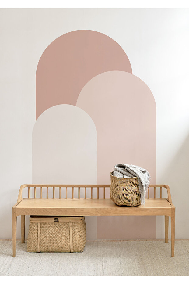 Bohem Oval 3'lü Duvar Stickerı - 1