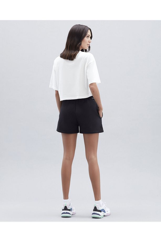 W New Basics 5 Inch Short Kadın Siyah Şort S212184-001 - 6