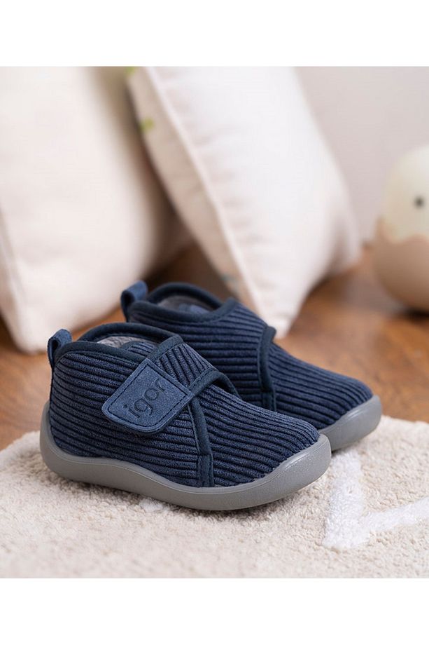 W10284 Comfı Pana Marino/Navy Lacivert Erkek Çocuk Panduf - 1