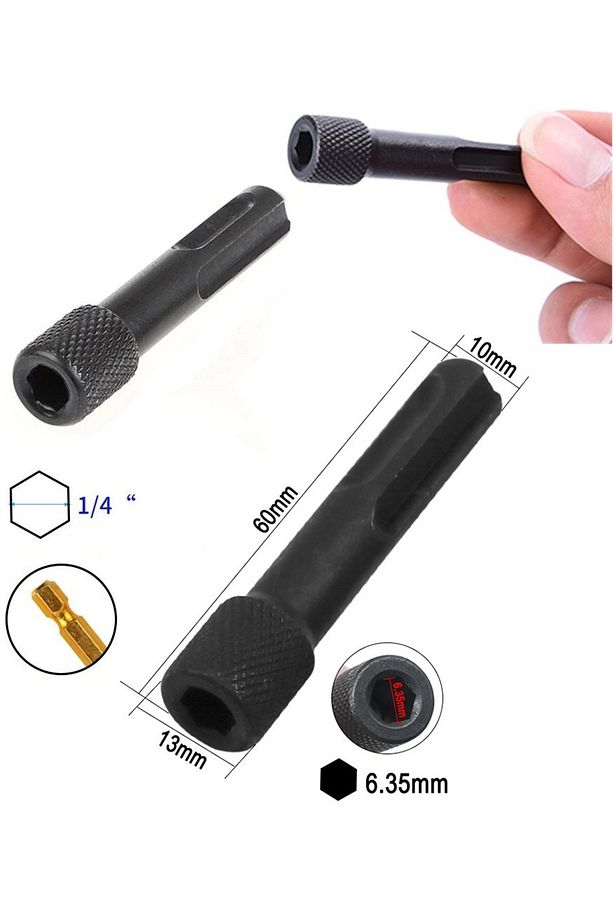 Kırıcı delici hilti için sds plus elmas uçlu 3lü matkap ucu seti sds vidalama bits adaptör - 5