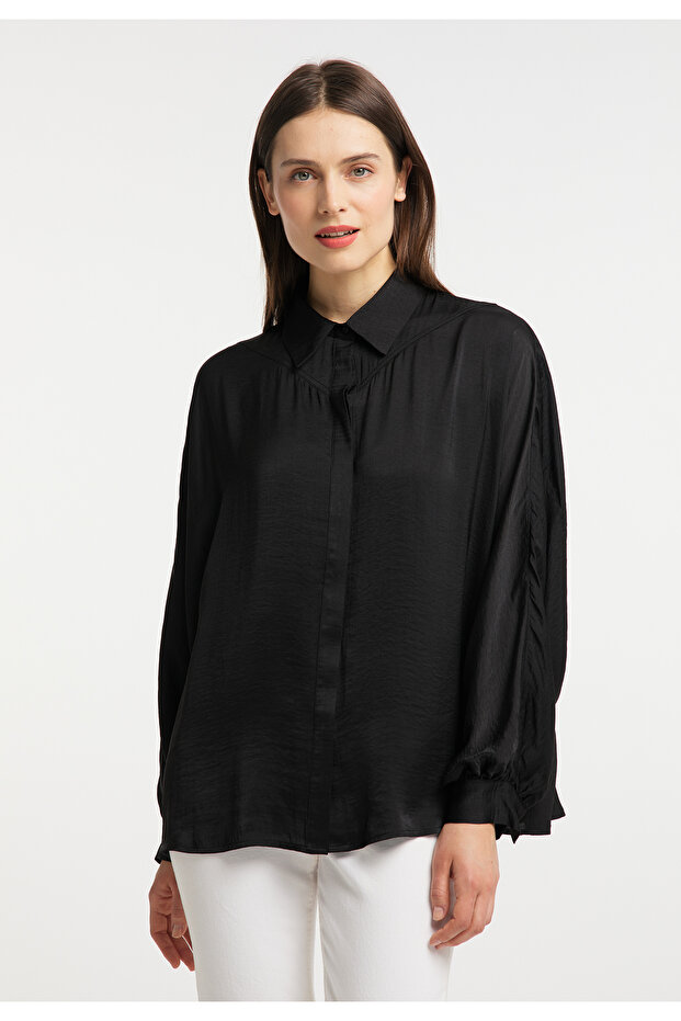 Oversize-Bluse lymoa - 4