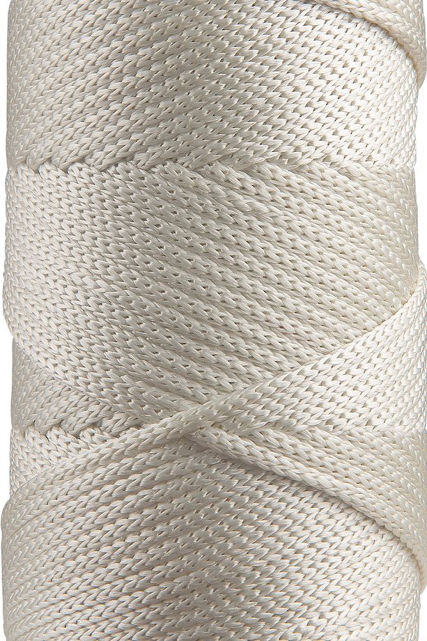 5 Mm - 400 gr Polyester Makrome Ipi Ekru 95 M Polyester Makrome Ip Supla Ip Ve Çanta Ipliği - 3