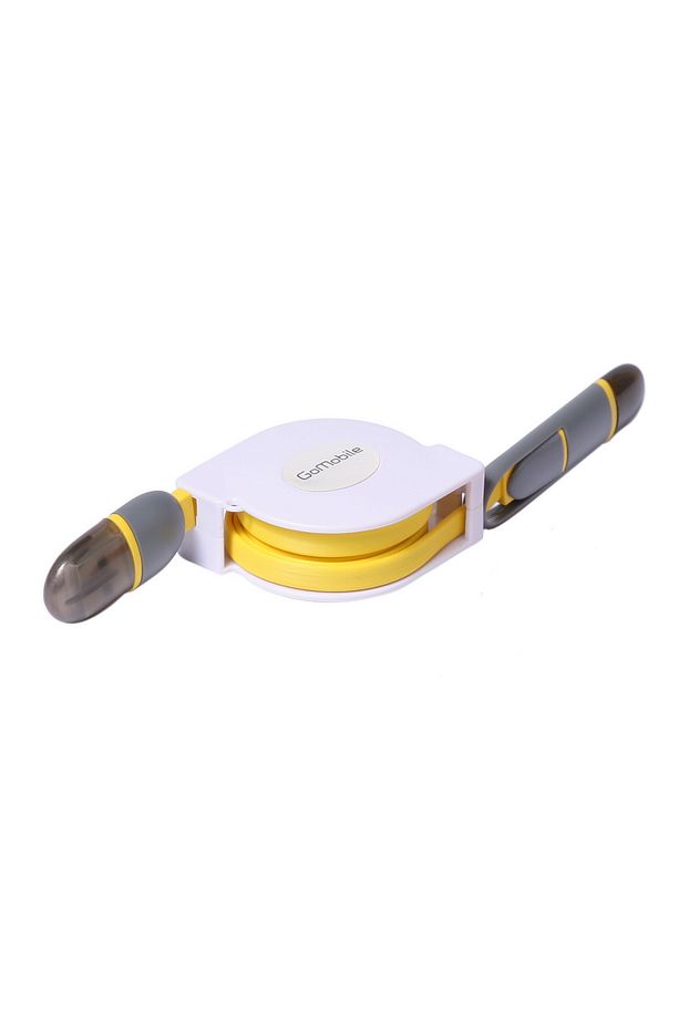 3 Adet Çift Uçlu Makaralı Kendinden Toplamalı Android Ve Ios Uyumlu Usb Başlıklı Şarj Kablosu - 5