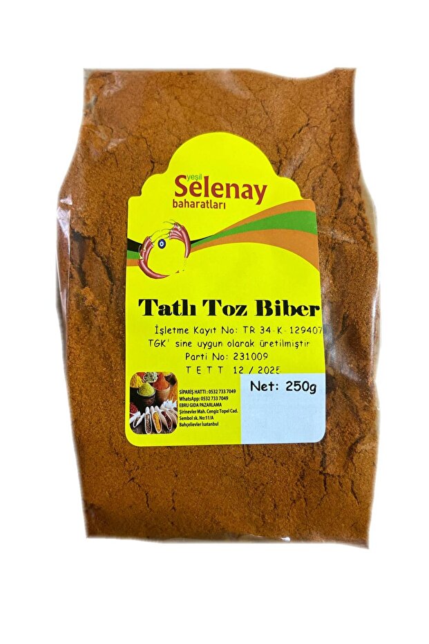 Tatlı Toz Biber Ekstra 250Gr