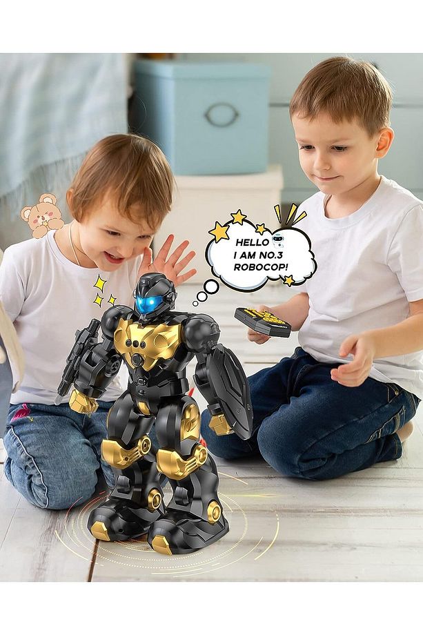 (yurt dışından)Çocuklar için Bakoherp Robot Oyuncak, Büyük Uzaktan Kumandalı RC Hareket Kontrol - 6