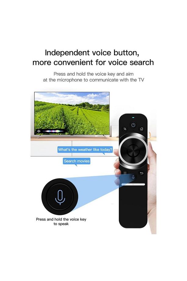 W1S Kablosuz Klavye Uzaktan Kumanda Air Mouse - 3