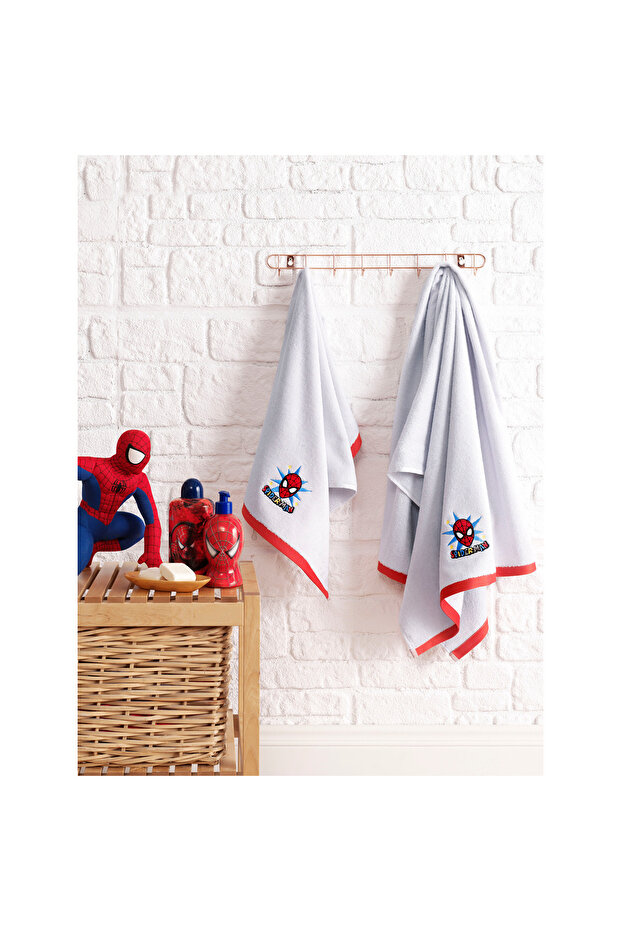 مجموعة حمام أوزديليك ديزني سبايدرمان رمادية