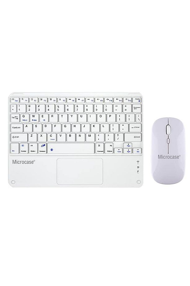 Tablet ve Telefonlar için Türkçe Q Bluetooth Touchpad Klavye ve Mouse Set - AL3560 - 1