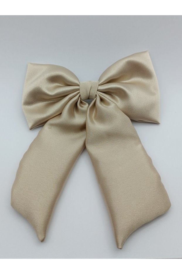 BOW SATIN RIBBON BUCKLE (WITH FRENCH CLIP)