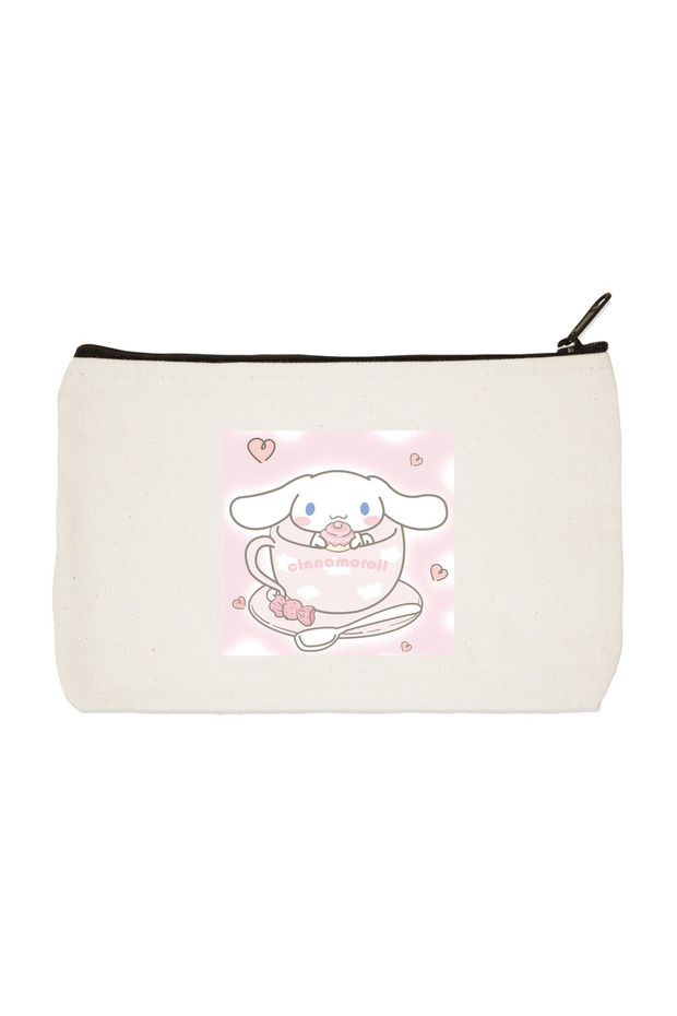 Cinnamorol Printed Cloth Makeup Bag, Pen Holder, Handbag