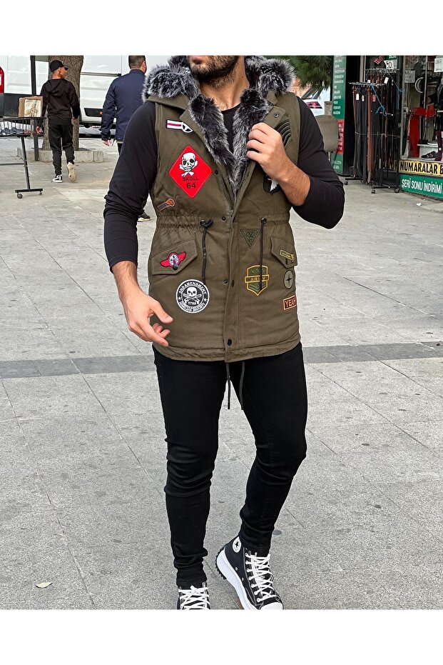 Kürklü kolsuz kaban - 1