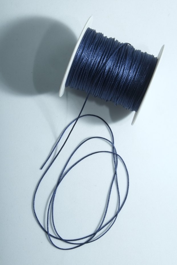 1 Mm 50 Meters Navy Blue Color Thin Parachute Rope Macrame Bracelet Rope Necklace Jewelry Design Rope