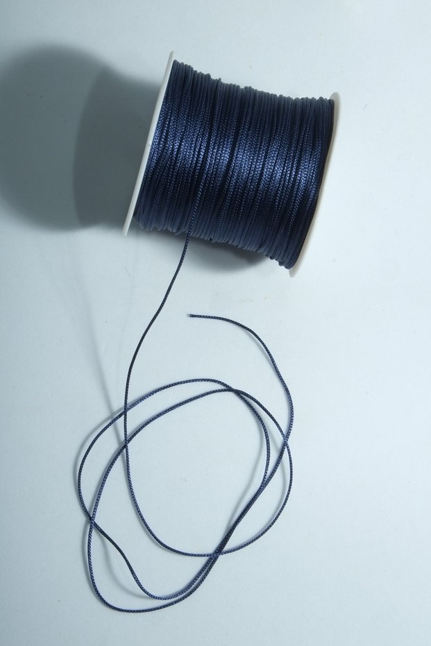 1 mm 100 Meters Navy Blue Color Parachute Cord Macrame Bracelet Necklace Jewelry Design Cord
