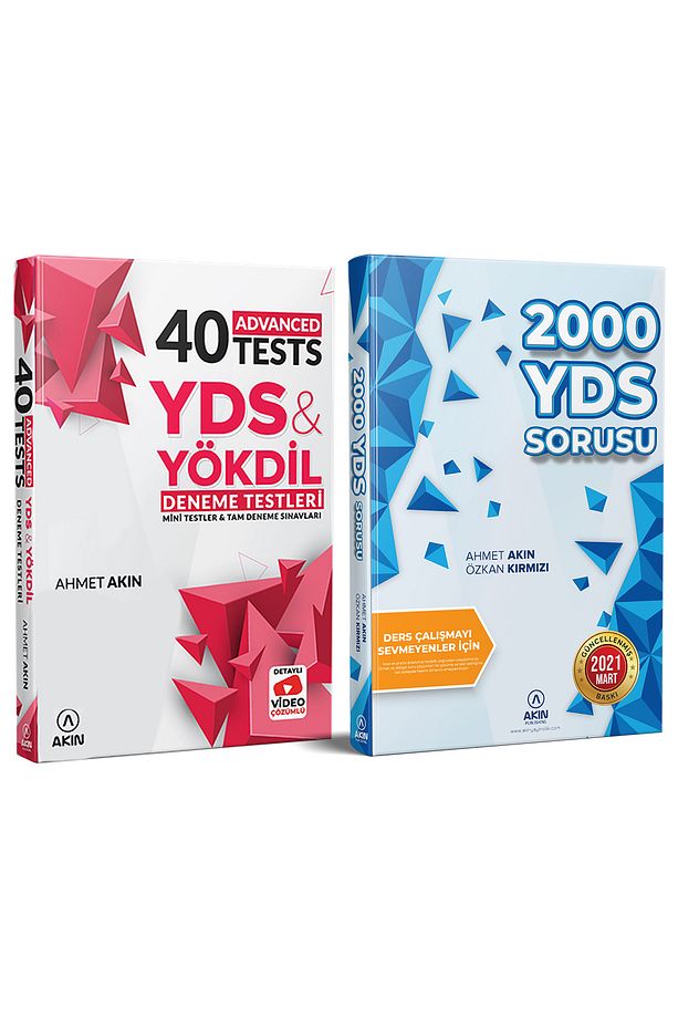 Yds Yökdil 40 Advanced Deneme Testleri Ve 2000 Yds Sorusu Set - 1