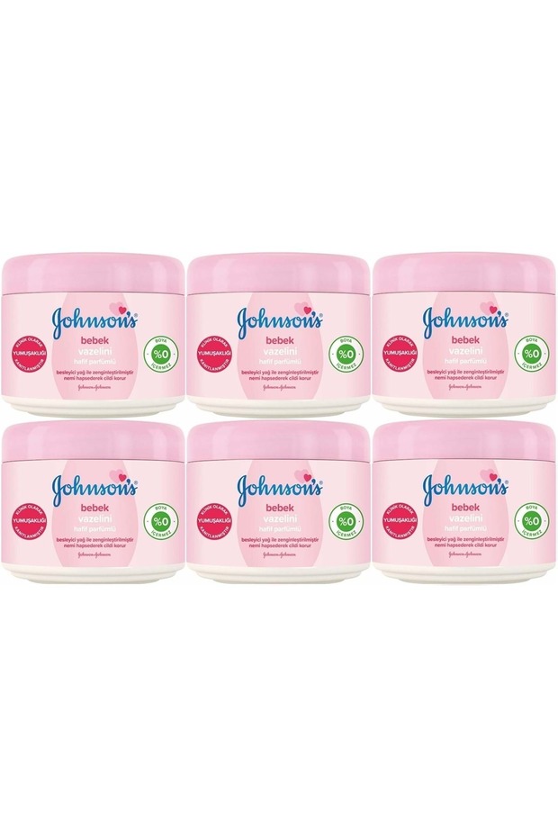 Johnsons Baby 100ml Lightly Perfumed Baby Vaseline - Set of 6