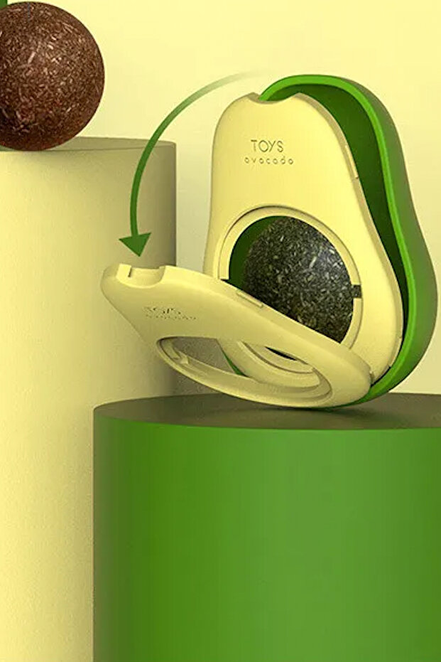 Cat Toy with Avocado and Catnip - 5