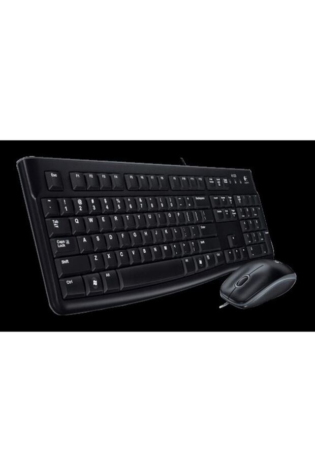 مجموعة ماوس لوحة مفاتيح سلكية Q TR باللون الأسود MK120