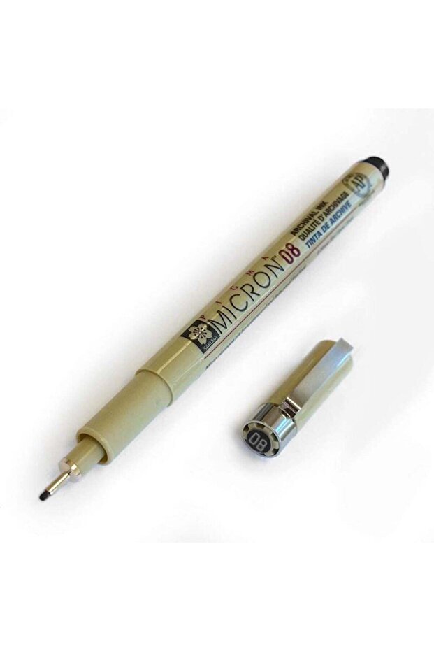 Pıgma Mıcron 08 Mm Sıyah - 1