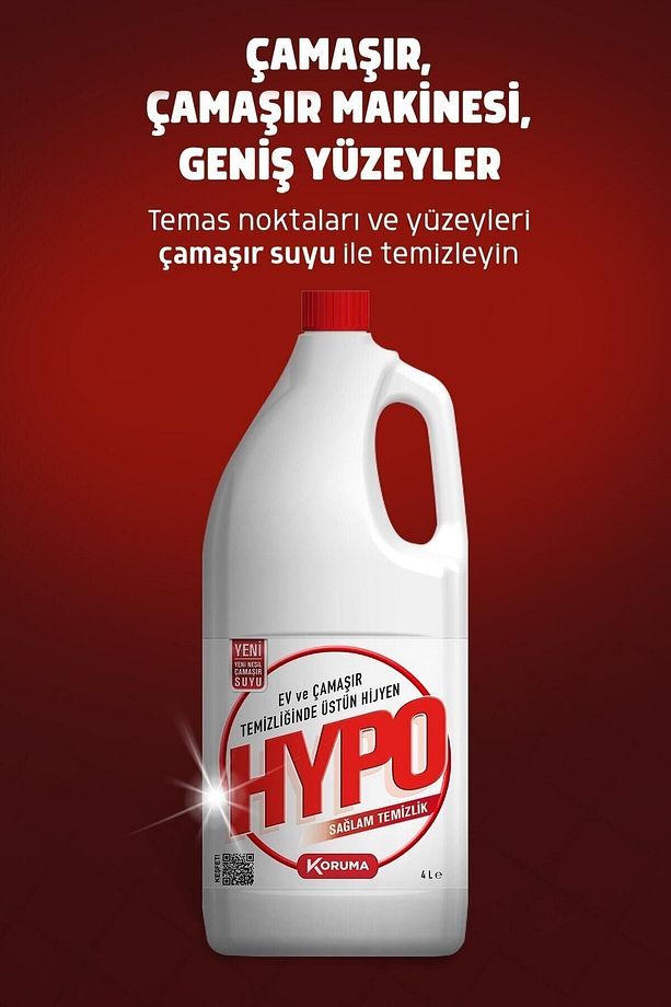 Hypo Çamaşır Suyu 4000 Ml - 4`lü Paket - 3