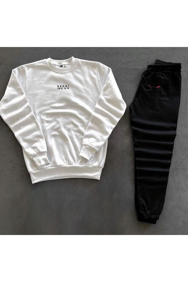 MAN Sweatshirt and Tracksuit 2-Piece Combination