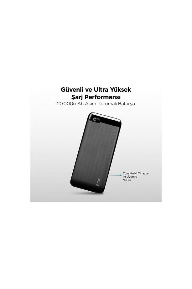 2bb186s Powerslim Pro Lcd 20.000 Mah Pd 20w Taşınabilir Şarj Aleti / Powerbank Usb-c Giriş/çıkı - 2
