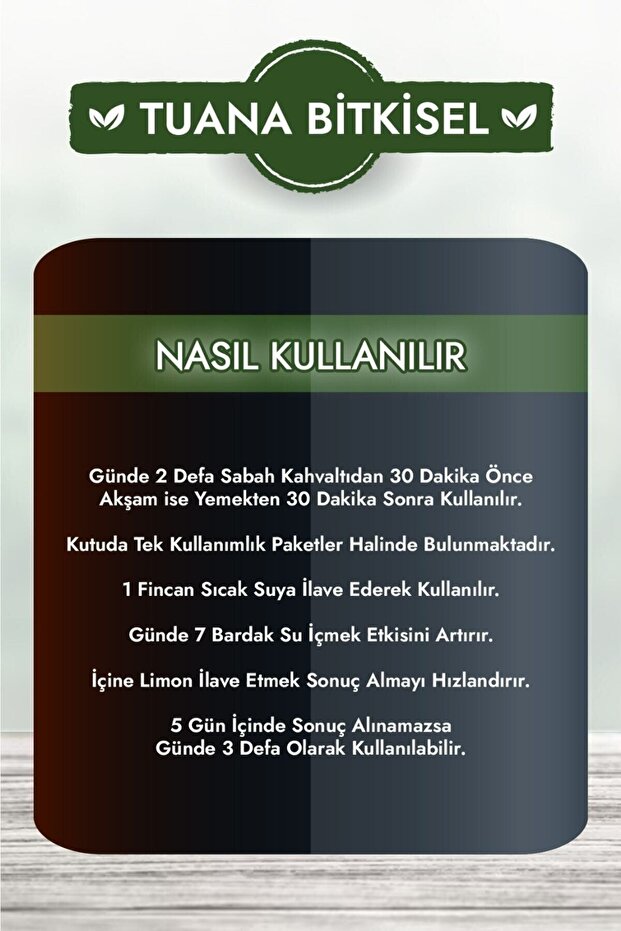 Bitkisel Karışımlı Detox Form Çayı 6 Lı Set - 3