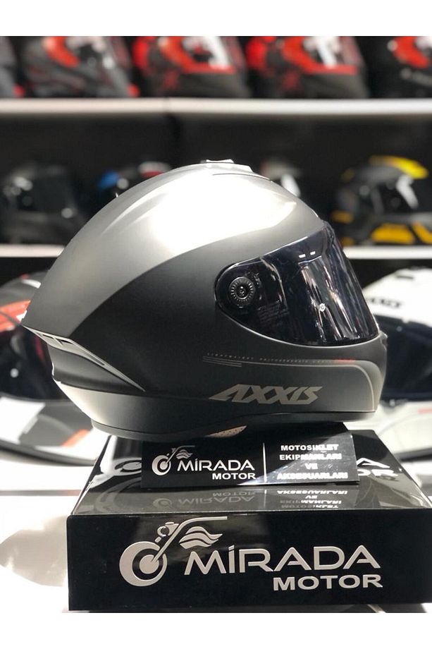 Draken Mat Siyah Full Face Kask - 2
