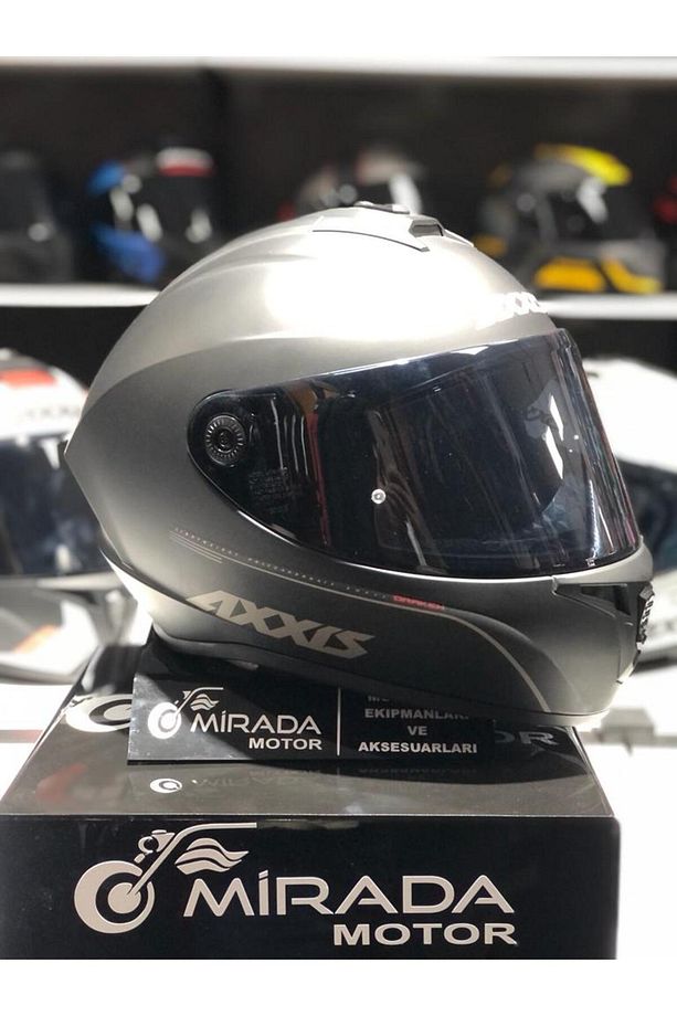Draken Mat Siyah Full Face Kask - 4