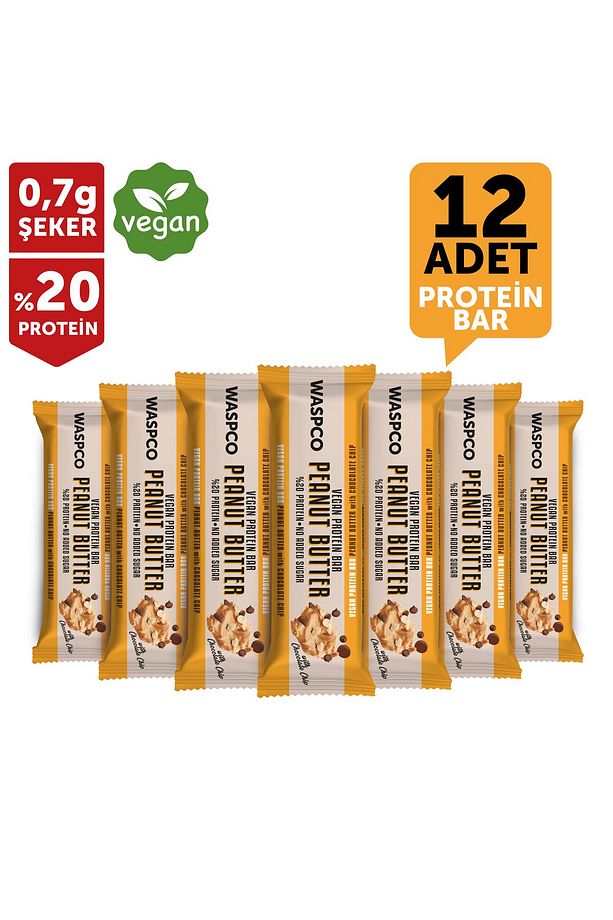 Fıstık Ezmeli Vegan Bar 40g X 12 Adet - 1