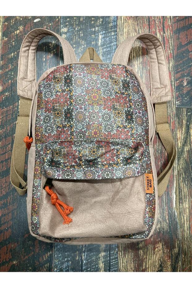 Lycian Ethnic Authentic Bohemian Patterned Backpack Daily Use Travel Bag