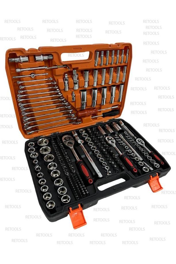Chrome Vanadium 216 Parça 1/2-3/8-1/4 Profesyonel Lokma Takımı - 3