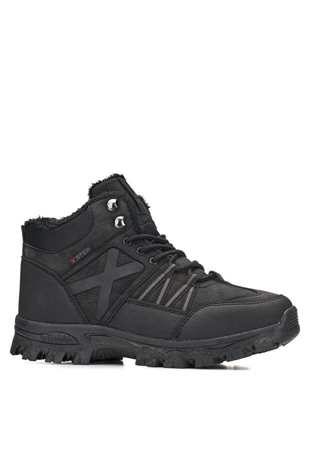 k8 black daily winter water cold resistant comfortable wool inside zipper boots