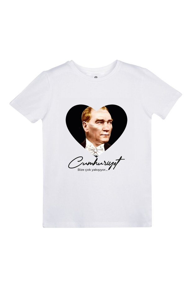 ATATURK PRINTED CHILDREN'S T-SHIRT