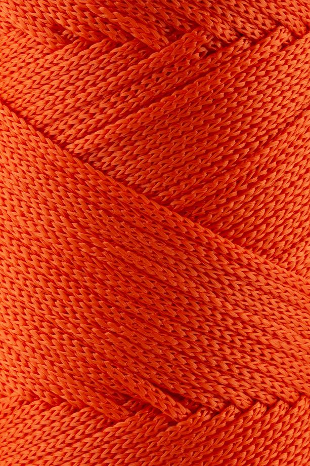 2 Mm - 200 gr Polyester Makrome Ipi Portakal 230 M Polyester Makrome Ip Supla Ip Ve Çanta Ipliği - 2