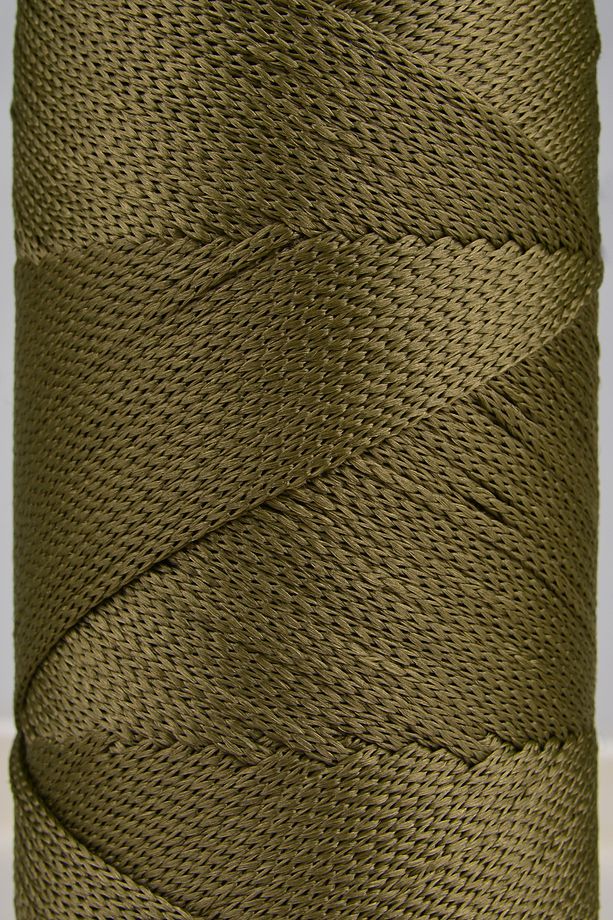 2 Mm - 200 gr Polyester Makrome Ipi Haki 230 M Polyester Makrome Ip Supla Ip Ve Çanta Ipliği - 3