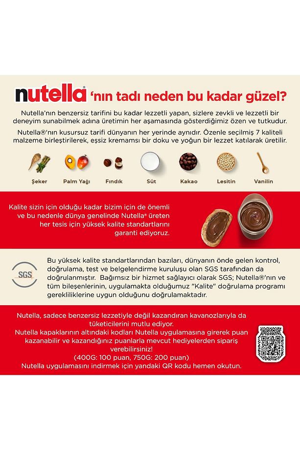 Kakaolu Fındık Krem Çikolata 400 G 3 Adet - 6