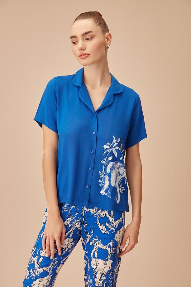 Cobalt Maskülen Pijama Takımı - 3