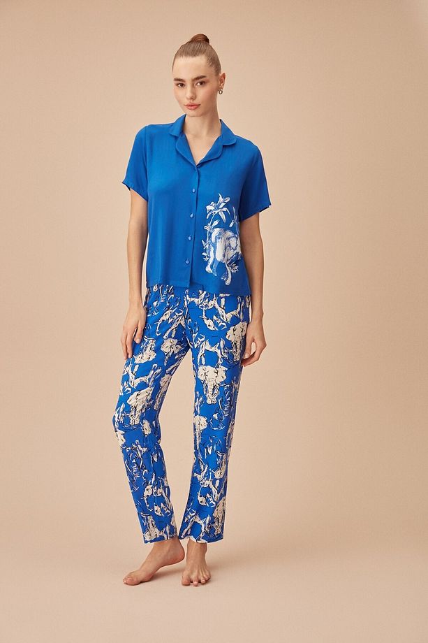 Cobalt Maskülen Pijama Takımı - 1