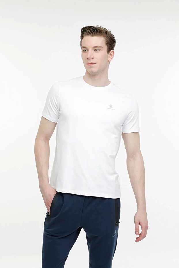 Ct110 0 Collar Men's Tshirt - White