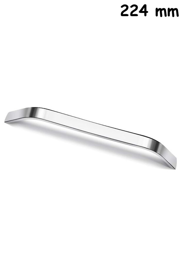 2Pcs 224 mm New Şahin Metal Handle Chrome Furniture Cabinet Door Drawer Handle