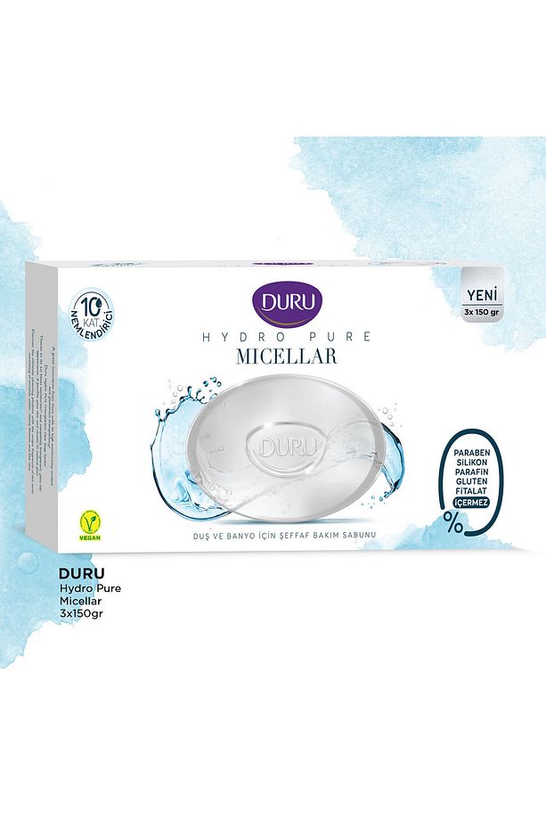 Hydro Pure Micellar 9 Adet Sabun 3x450gr - 3