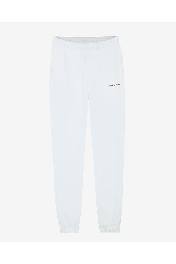 W New Basics Basics Elastic Cuff Jogger Kadın Beyaz Eşofman Altı S222236-100 - 4