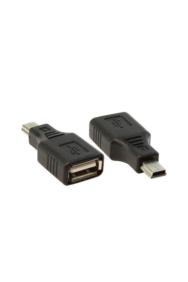 Ti-Mesh USB a F - Mini 5P m - Nickel/Black