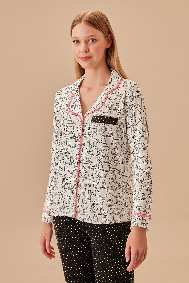 Meow Maskülen Pijama Takımı - 3