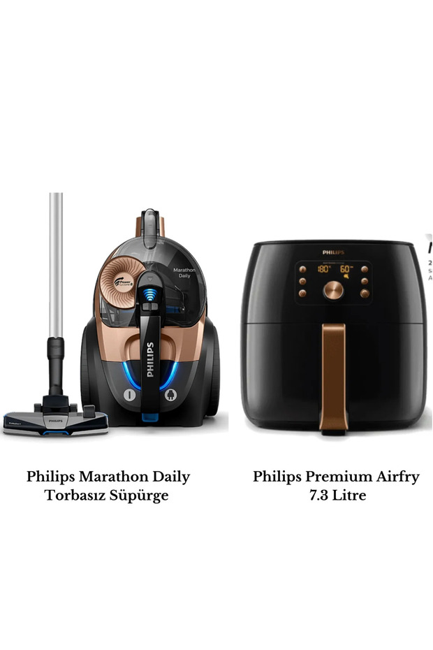PHİLİPS GOLD AVANTAJ SET (XB7151 MARATHON DAİLY HD9867 PREMİUM AİRFRY) - 1