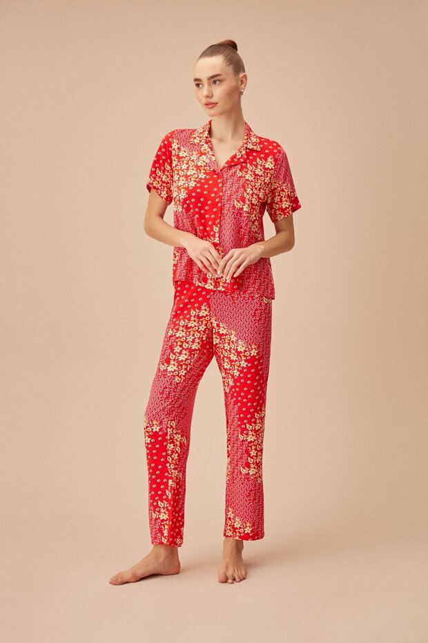 Flora Maskülen Pijama Takımı - 3